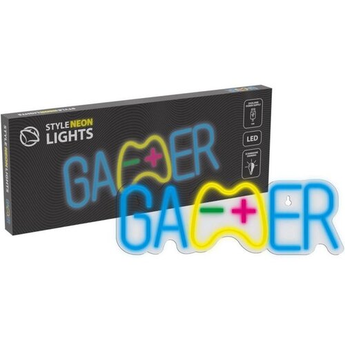 Manta LED svjetleća oznaka GAMER, 35x11.8cm, plexi, multicolor SNL62MT Cene