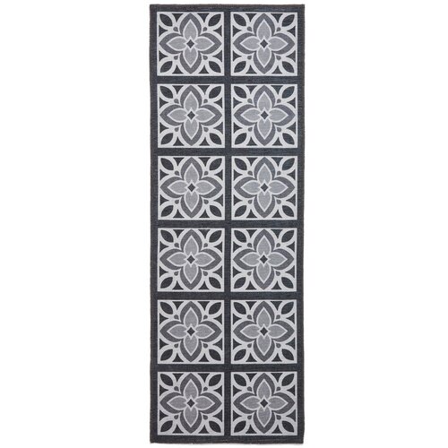 Think Rugs Temno siv pralen tekač 76x230 cm Victoria Grey &amp;ndash; Slike