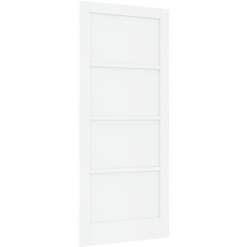 VidaXL notranja vrata &amp;#039;ORKDAL&amp;#039;bela 86x198.5x4 cm iz masivnega lesa Slike