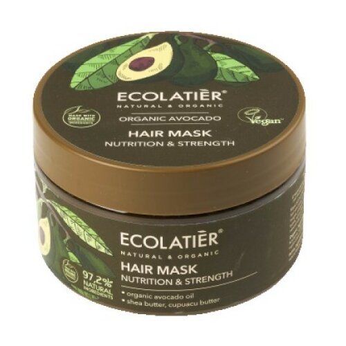 ECOLATIER Maska za kosu sa avokadom za obnovu i regeneraciju ORGANIC AVOCADO - | Kozmo Online Cene