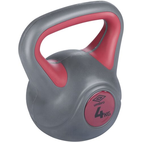 Umbro 255781 kettlebell uteg 4 kg &ndash; kompozitni, ergonomska ručka, sivo-crveni Cijene