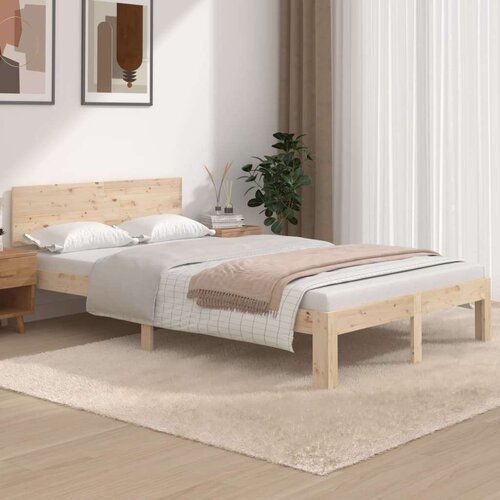  Okvir za krevet od masivne borovine 120 x 200 cm Slike