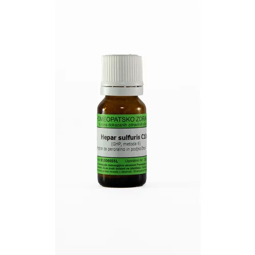 Hepar sulfuris C15, homeopatske kroglice