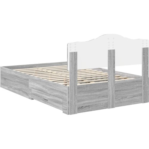  Krevetna konstrukcija Siva Sonoma 120 x 200 cm 206 x 123 x 90 cm Slike