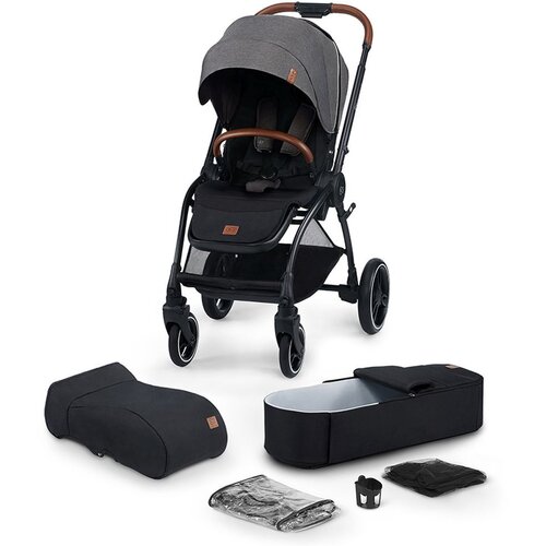 Kinderkraft Kolica Evolution Cocoon 3u1, siva B Slike