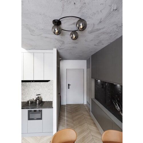  plafonsko svetlo sopra 3xE14/10W/230V crno Slike