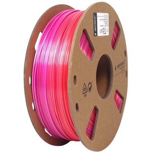 Gembird Filament 3DP-PLA-SK-01-RP Svilenkasti Duga 1.75mm 1kg Red/Purple Cene