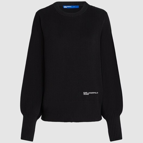 Karl Lagerfeld KLJ REG BALLOON SLEEVE SWE Crna Slike
