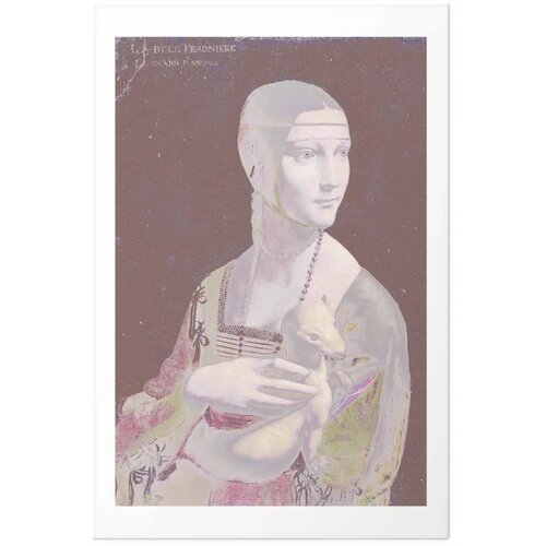  Plakat - Pastel Lady 40x60 Bez okvira s margom Slike