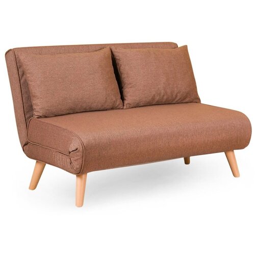 Artie Smeđa sklopiva sofa 120 cm Folde – Cijene