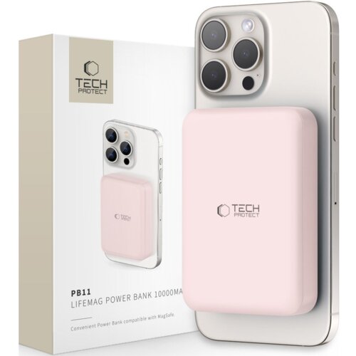 TECH-PROTECT PB11 LIFEMAG ZA MAGSAFE POWER BANK 10000MAH ZA IPHONE 14 13 12, (5000008707) Cene