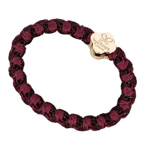 By Eloise London Woven Gold Quatrefoil Woven Plum gumice za kosu Cijene
