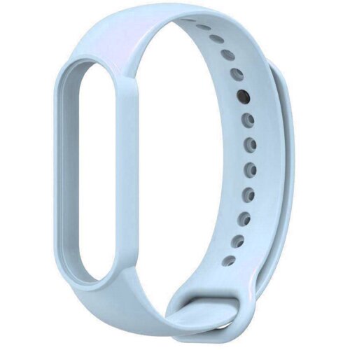 Onasi silikonski pa&amp;scaron;ček za uro xiaomi mi band 5 in 6 - svetlo moder Slike