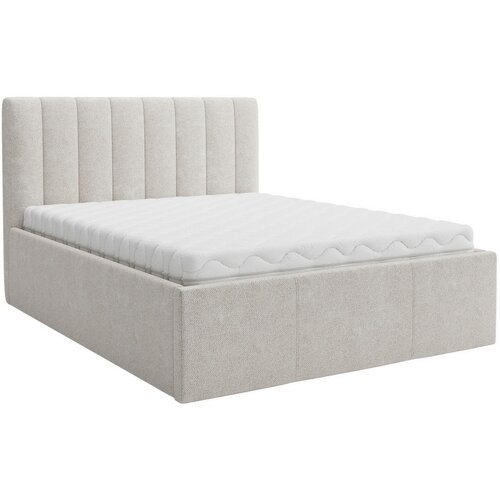 Boxxx OBLAZINJENA POSTELJA 160 cm x 200 cm , tekstil krem barve Slike