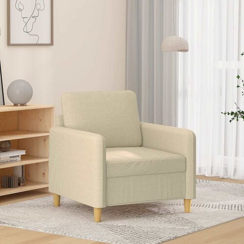  Fotelja krem 60 cm Tkanina Cene