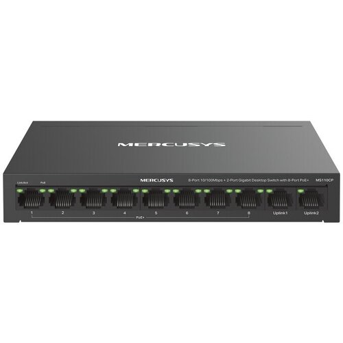 Mercusys MS110CP Network Switch PoE Support Black Cijene