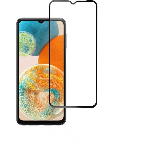 Blue Star 5D kaljeno staklo &amp;ndash; za Samsung Galaxy A23 5G (potpuno ljepilo/case friendly) &amp;ndash; crno Slike