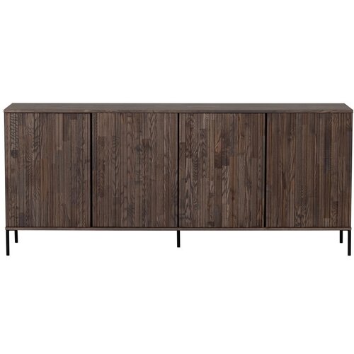 WOOOD Smeđa niska komoda u dekoru jasena 200x85 cm Gravure – Cijene