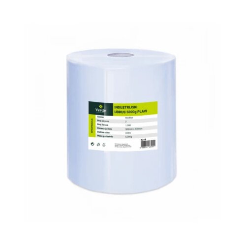  Ubrus industrijski za brisanje VERDE PRO 5000g, 1000 list. 33x38, plavi Cene