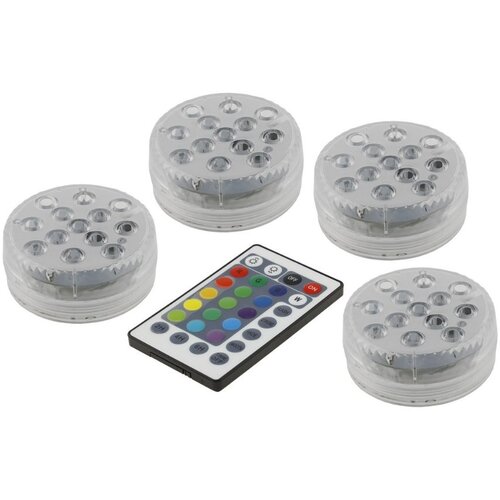 megaM set 4 vodotesnih rgb led svetilk za bazen z daljinskim upravljalnikom IP68 Cene