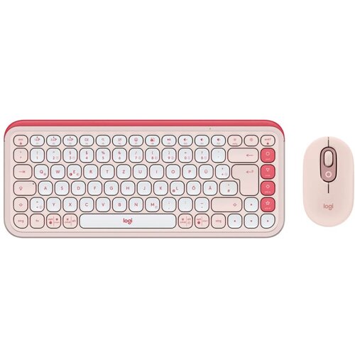 Logitech POP Icon Combo Rose Set tastatura i miš Cene