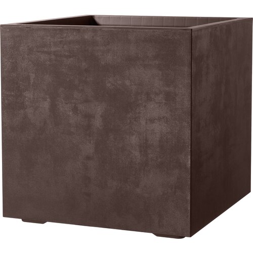 DEROMA Kocka za rastline &amp;quot;Millenium&amp;quot; z zbiralnikom vode - Brownstone - 49 cm Slike