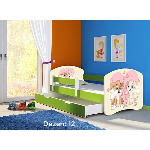 ACMA dečiji krevet ii 180x80 f + dušek 6 cm GREEN12 Cene