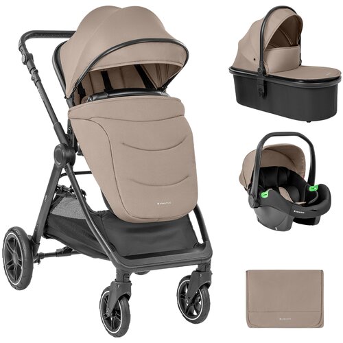 Kikka Boo Kolica AVA 3in1 set sa I-SIZE autosedištem i tvrdom korpom beige Cene