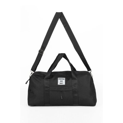 Dewberry 59458 Unisex Front Pocket Long Strap Sports Bag-BLACK Cene