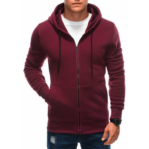 Edoti Men's unbuttoned hooded sweatshirt EM-SSZP-22FW-015 Slike