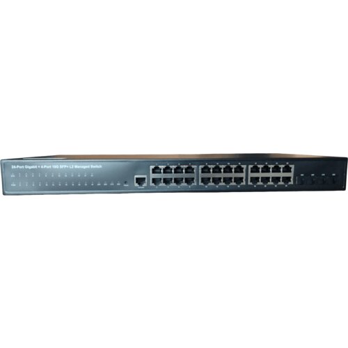 ExeLink SGX3528-V2 switch za Rack sa 24x10/100/1000 Base-T, 4x1G/10GE Base-X SFP+ porta Cene