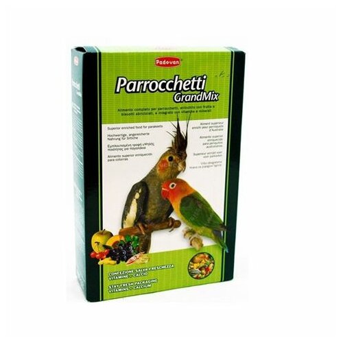Padovan grandmix parrocchetti hrana za srednje papagaje 850gr Slike