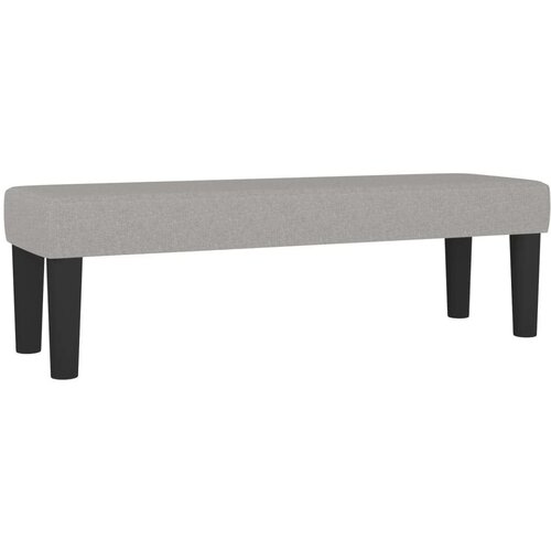  Krevet box spring s madracem svjetlosivi 140x200 cm od tkanine Slike