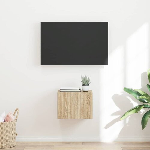 vidaXL TV stenska omara Sonoma 60 x 31 x 29.5 cm Konstruiran les Cene
