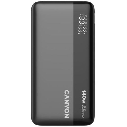 Canyon PB-240 powerbank 25000 mAh PD 140 W sa zaslonom tamnosiva Cijene