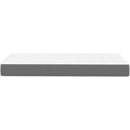  Madrac s madracem Svijetlo siva 80 x 200 cm tkanina Slike