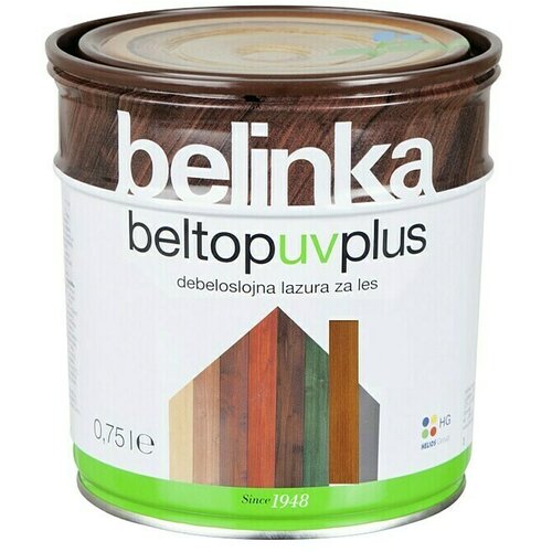  Lazura za za&amp;scaron;titu drva Belinka Beltop UV plus (Boja: Tikovina, 750 ml) Slike