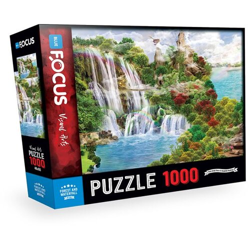 Puzzle 1000 pcs forest and waterfall bf288 ( 108/22886 ) Slike