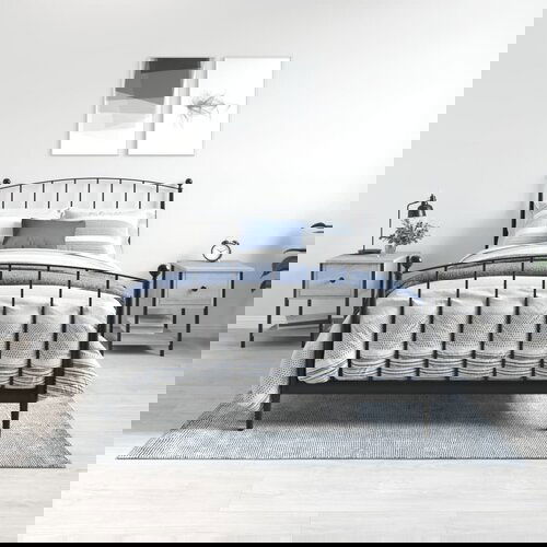 The Living Store Nočna mizica 2 kosa siva sonoma 34x35,5x45 cm inženirski les - Nočna Mizica, (21433553) Cene