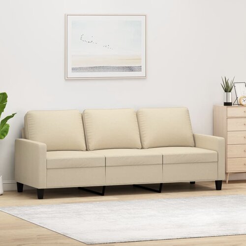  The Living Store Trosed krem 180 cm blago - Kavč Trosed, (21449187) Slike