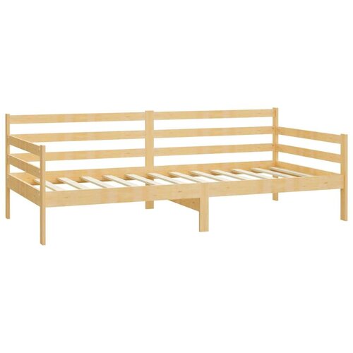 VidaXL Dnevni ležaj od masivne borovine 90 x 200 cm Slike