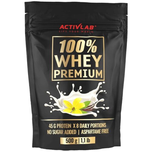 ACTIVLAB 100% Whey Premium proteini z okusom vanilije (500 g) Cene