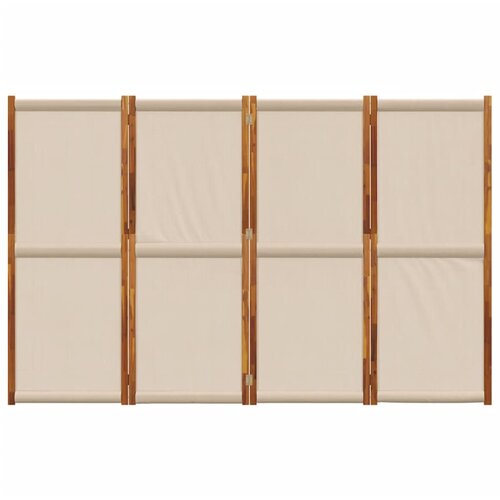  pregrada s 4 panela smeđesiva 280x180 cm Slike