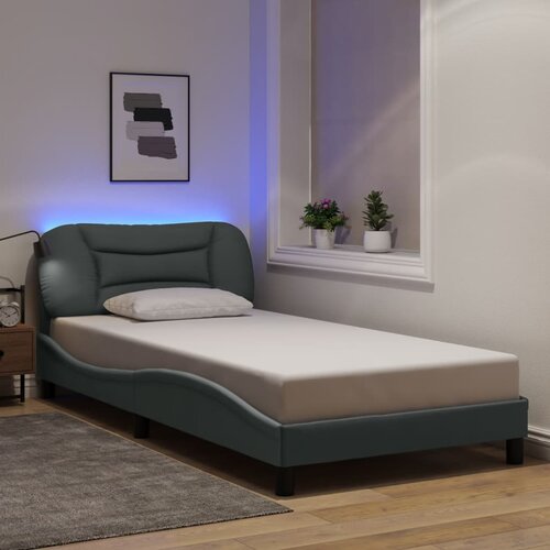  Okvir kreveta s LED-om bez madraca Hvar 100x200 cm od tkanine Cijene
