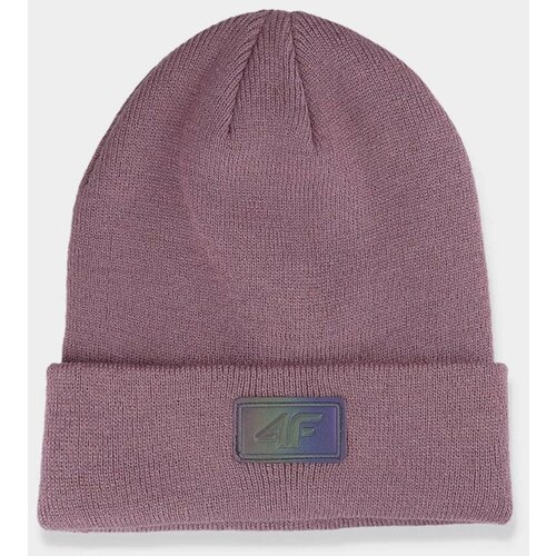 Kesi Women's winter hat with 4F logo - dark pink Slike