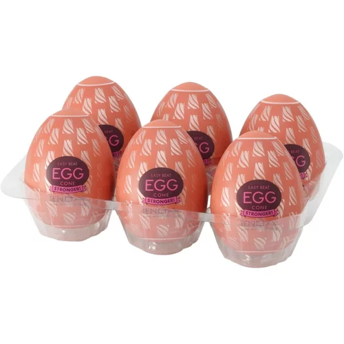 Tenga Egg Cone Stronger - jajce za masturbacijo (6 kosov)