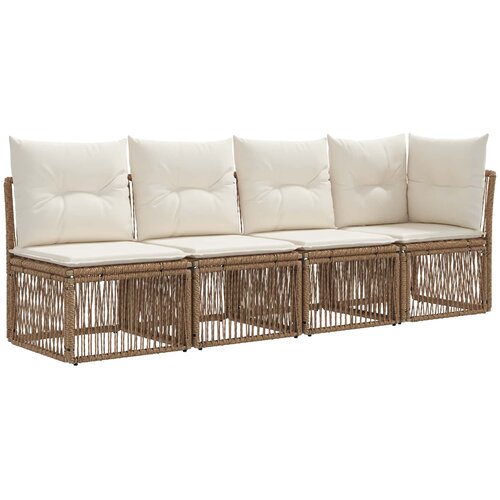 SOFA za 4 osobe s lijevom rukom 4 pcs 4-Broj sjedala Bež Cene
