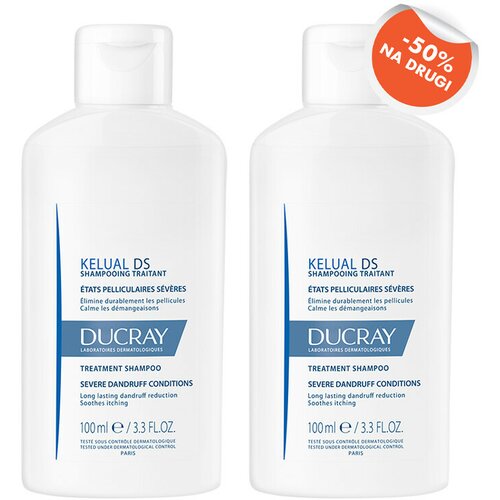 Ducray kelual ds šampon 100 ml + 50% popusta na drugi komad Cene