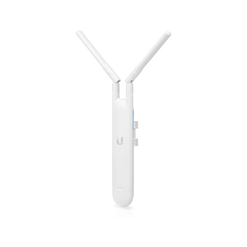 Ubiquiti UniFi Indoor/Outdoor AP, AC Mesh,2x2 MIMO,300 Mbps(2.4GHz),867 Mbps(5GHz),Passive PoE,24V,2 External Dual-Band Omni Antennas,Wall/Pole/Fast-Mount Kit Included,250+ Concurrent Clients,EU UAP-AC-M-EU Slike