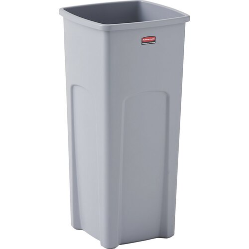 Rubbermaid Zbiralnik surovin UNTOUCHABLE®, prostornina 87 l, kvadratne oblike, siv Cene